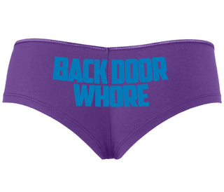 Back Door Whore - Purple Boyshort