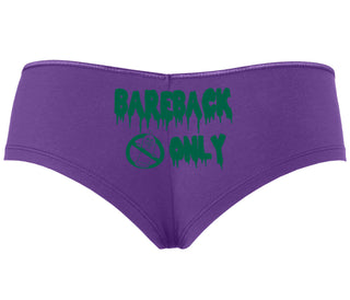 Bareback Only - Purple Boyshort