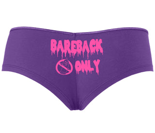 Bareback Only - Purple Boyshort