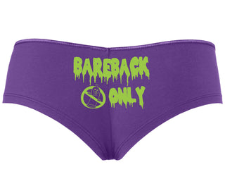 Bareback Only - Purple Boyshort
