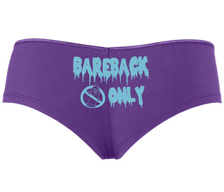 Bareback Only - Purple Boyshort