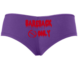Bareback Only - Purple Boyshort