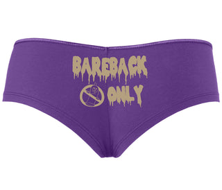 Bareback Only - Purple Boyshort