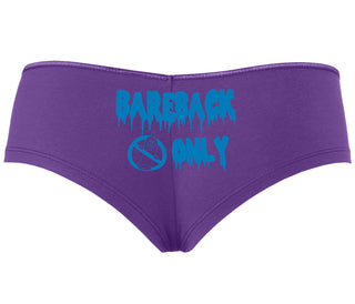 Bareback Only - Purple Boyshort