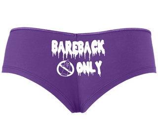 Bareback Only - Purple Boyshort