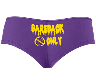 Bareback Only - Purple Boyshort