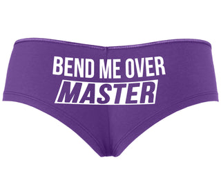 Bend Me Over Master - Purple Boyshort