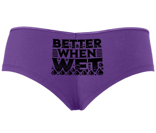 Better When Wet - Purple Boyshort