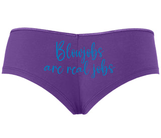 Blow Jobs Are Real Jobs - Purple Boyshort