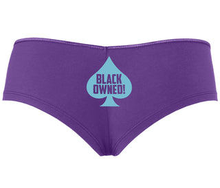 Black Owned - Queen of Spades - Purple Boyshort