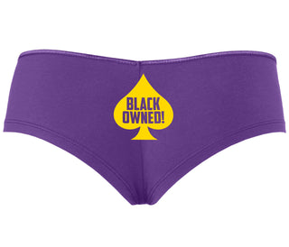 Black Owned - Queen of Spades - Purple Boyshort