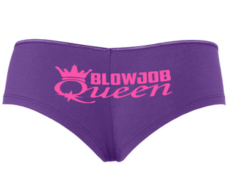 Blow Job Queen - Purple Boyshort