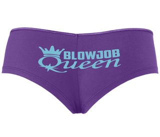 Blow Job Queen - Purple Boyshort
