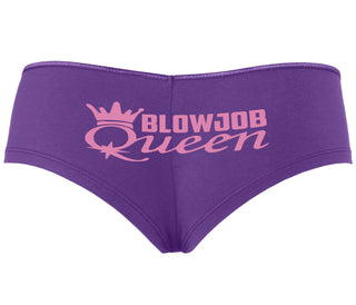 Blow Job Queen - Purple Boyshort