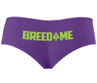 Breed Me - Queen of Spades - Purple Boyshort