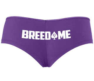 Breed Me - Queen of Spades - Purple Boyshort