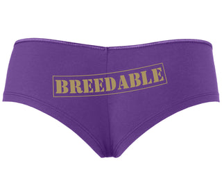 Breedable - Purple Boyshort