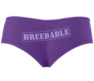 Breedable - Purple Boyshort