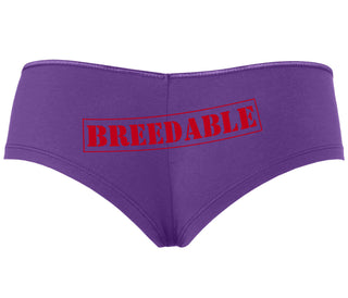Breedable - Purple Boyshort