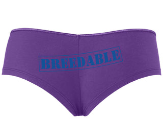 Breedable - Purple Boyshort
