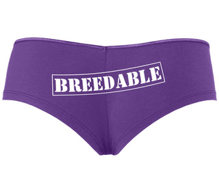 Breedable - Purple Boyshort