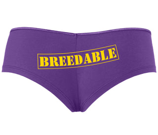 Breedable - Purple Boyshort