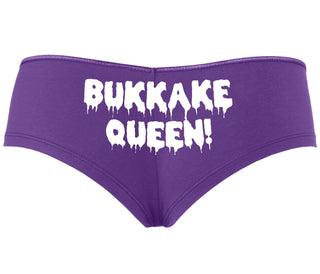 Bukkake Queen - Purple Boyshort