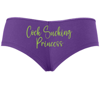 Cock Sucking Princess - Purple Boyshort