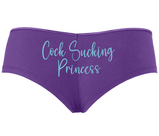 Cock Sucking Princess - Purple Boyshort