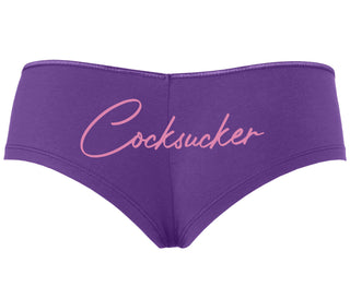 Cock Sucker - Purple Boyshort
