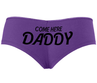 Come Here Daddy - Purple Boyshort