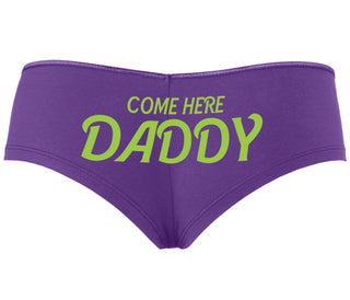 Come Here Daddy - Purple Boyshort