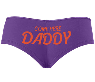Come Here Daddy - Purple Boyshort