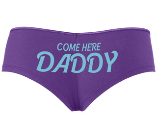 Come Here Daddy - Purple Boyshort