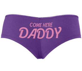 Come Here Daddy - Purple Boyshort