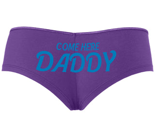 Come Here Daddy - Purple Boyshort
