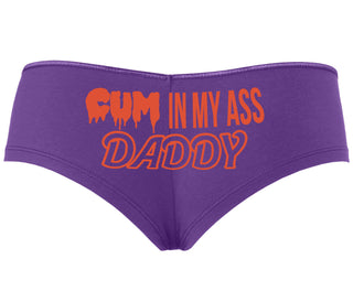 Cum In My Ass Daddy - Purple Boyshort