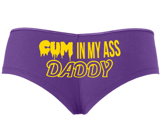 Cum In My Ass Daddy - Purple Boyshort
