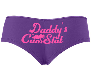 Daddy's Cumslut - Purple Boyshort
