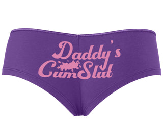 Daddy's Cumslut - Purple Boyshort