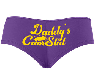 Daddy's Cumslut - Purple Boyshort