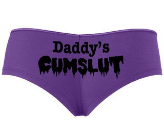 Daddy's Cumslut - Purple Boyshort