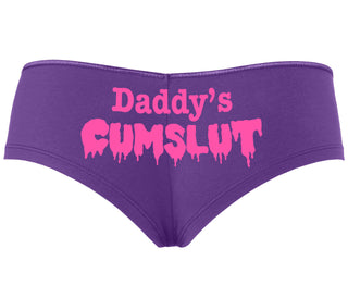 Daddy's Cumslut - Purple Boyshort