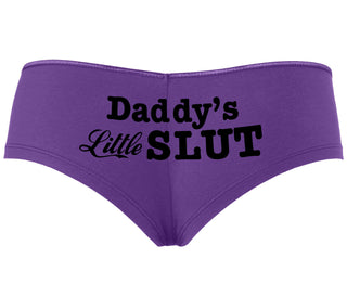 Daddys Little Slut - Purple Boyshort