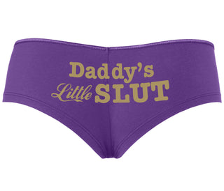 Daddys Little Slut - Purple Boyshort