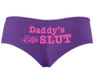 Daddys Little Slut - Purple Boyshort