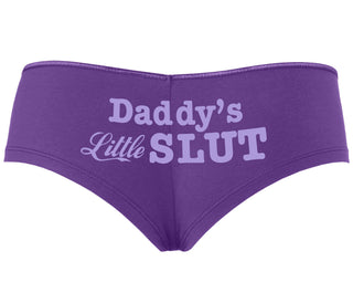 Daddys Little Slut - Purple Boyshort