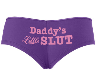 Daddys Little Slut - Purple Boyshort