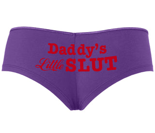 Daddys Little Slut - Purple Boyshort