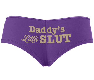 Daddys Little Slut - Purple Boyshort